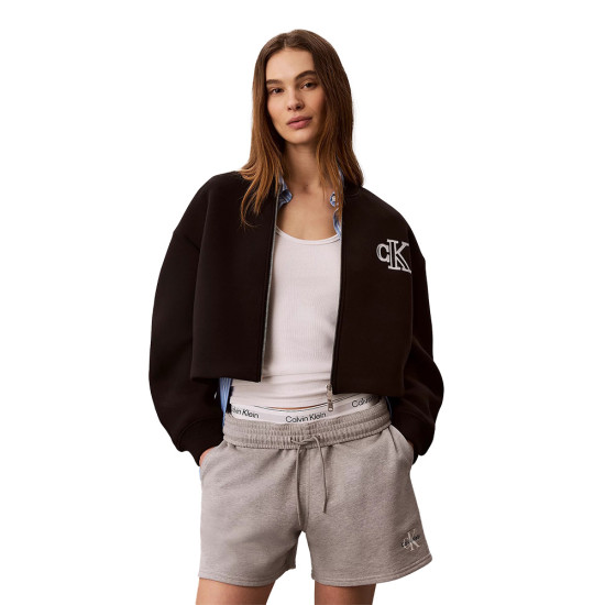 Calvin Klein Γυναικείο μπουφάν Cropped Tech Jersey Bomber Jacket
